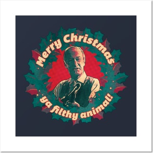 Merry Christmas, ya filthy animal! Posters and Art